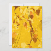 Carte Feuilles d'automne 3 (Dos)
