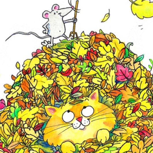 Carte Feuilles d'automne Salutation