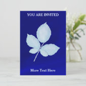 Carte Feuilles de brique d'impression Cyano (Debout devant)