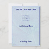 Carte Feuilles de brique d'impression Cyano (Dos)