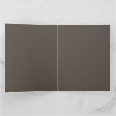 Carte Feuilles de couleur automne rayée (Intérieur)