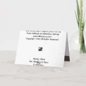 Carte Feuilles de fantôme de chêne (Dos)