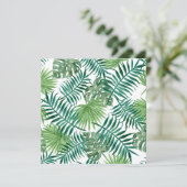 Carte Feuilles de la jungle tropicale (Debout devant)