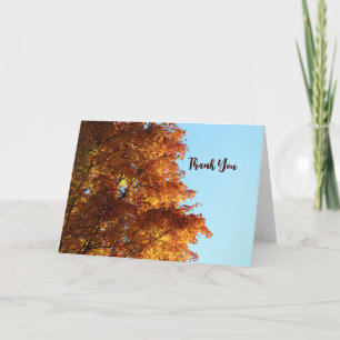 Carte Feuilles de l'érable d'automne