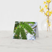 Carte Feuilles de Mimosa (Fleur jaune)