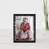 Carte Feuilles de satin et pyjamas (Devant)