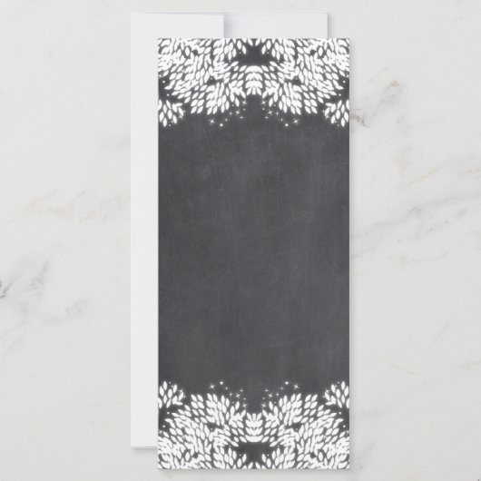 Carte Feuilles de Whimsical et étoiles sur tableau de bo (Devant)