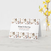 Carte Feuilles Et Berries (Fleur jaune)