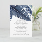 Carte Feuilles  Mariages de la Marine tropicale Couples  (Debout devant)