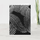 Carte Feuilles noirs et blancs (Devant)