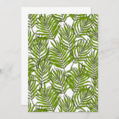 Carte Feuilles Palm (Devant / Derrière)