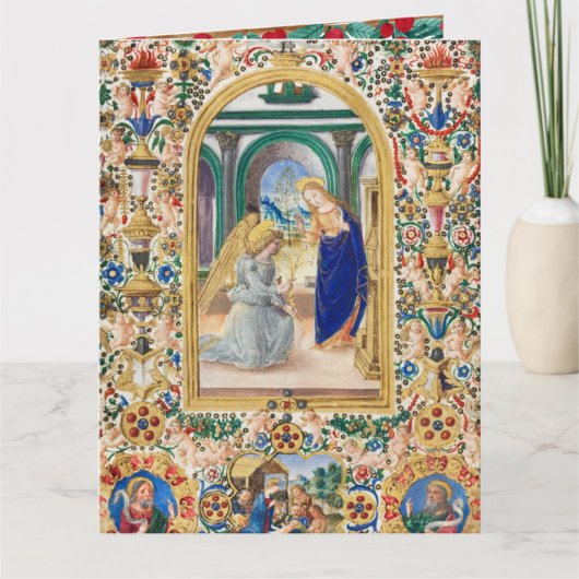 Carte Feuillet d'un Livre d'Heures (Devant)