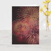 Carte Feux d'artifice 3 (Fleur jaune)