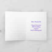 Carte Feux d'artifice d'amusement + Motif "90" (Intérieur)