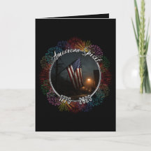 Feux d'artifice drapeau américain noir élégant 4 j