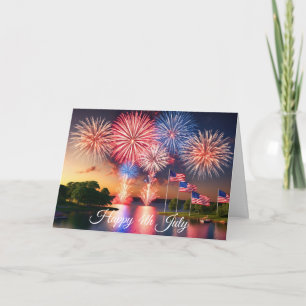 Carte Feux d'artifice du 4 juillet