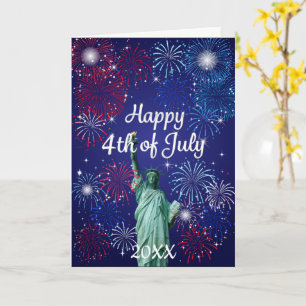 Carte Feux d'artifice du 4 juillet