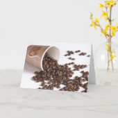 Carte Fèves de café (Fleur jaune)