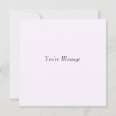 Carte Février Mois de naissance Violet Fleur Delicet Flo (Dos)