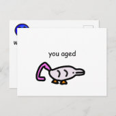 Carte FF "Joyeux anniversaire" (Devant / Derrière)