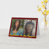 Carte Fiançailles (Fleur jaune)