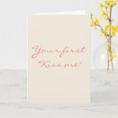 Carte Fiançailles (Fleur jaune)