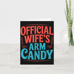 Carte Fiançailles fiancé couple bracelet de la femme
