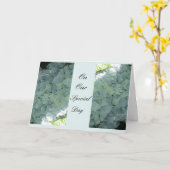 Carte Fiançailles/Mariage/Anniversaire (Fleur jaune)