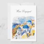 Carte Fiançailles méditerranéenne (Devant)