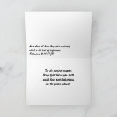 Carte Fiançailles Tulipes blanches (Intérieur)