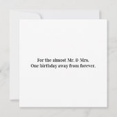 Carte Fiance Anniversaire (Dos)