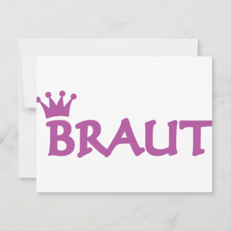 Carte fiancée avec icône couronne