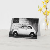 Carte Fiat 500 (Fleur jaune)