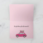 Carte Fiat 500 rétro allemande Anniversaire (Intérieur)