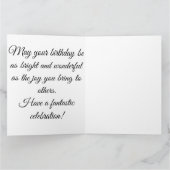 Carte Fibonacci Arbre Spirale Dorée (Intérieur)