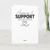 Carte Fibromyalgia Support and Encouragement (Dos)