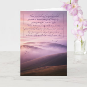 Carte Fibromyalgie Bon Rétablissement Sentimental Lavand