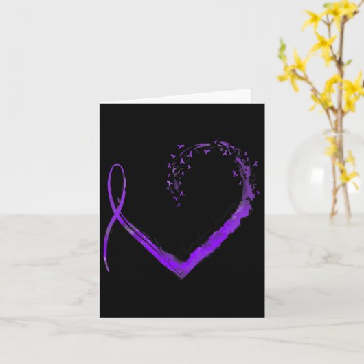 Carte Fibromyalgie cardiaque (Fleur jaune)