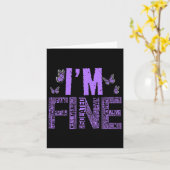 Carte Fibromyalgie fine guerrier Fibro Sensibilisation V (Fleur jaune)