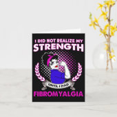 Carte Fibromyalgie Force de combat Fibromyalgie (Fleur jaune)