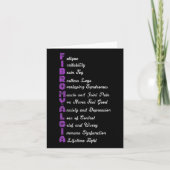 Carte Fibromyalgie Signification Fibro Fibro Fibro Fibro (Devant)