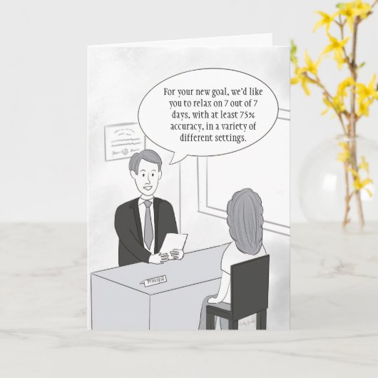 Carte Fiche d'appréciation amusante de l'enseignant de l (Fleur jaune)