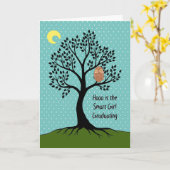 Carte Fiche de 8e année pour Smart Girl (Fleur jaune)