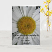 Carte Fiche de graduation pour l'excellence de l'artisan (Fleur jaune)