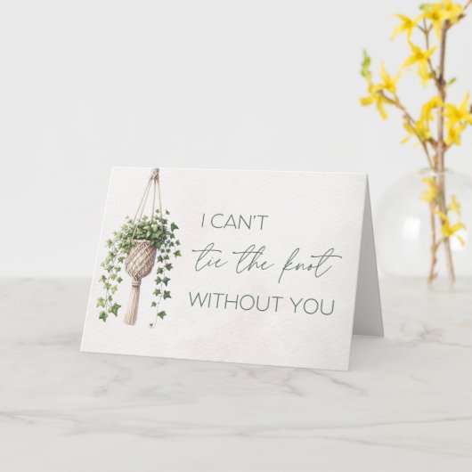 Carte Fiche de proposition "Cravate du noeud" (Fleur jaune)