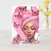 Carte Fiche de sensibilisation au cancer du sein (Fleur jaune)