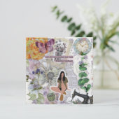 Carte Fiche de voeux Plat de Kindness (Debout devant)