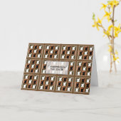 Carte Fiche d'études du pharmacien Toutes (Fleur jaune)