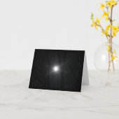 Carte Fiche Pleine lune (Fleur jaune)