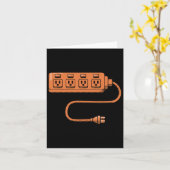 Carte Fiches et prises de prises électriques couples Hal (Fleur jaune)